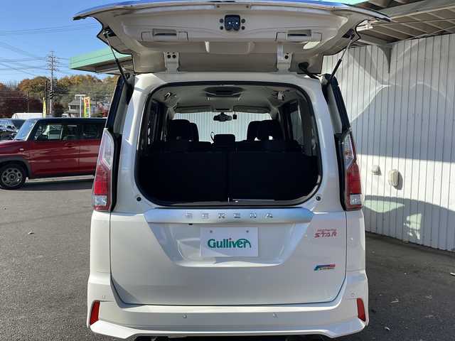 日産 セレナ ハイウェイスター プロパイロットED 長野県 2016(平28)年 6.1万km ブリリアントホワイトパール 2トーン プロパイロット/エマージェンシーブレーキ/純正9型ナビフルセグTV/バックカメラ/フリップダウンモニター/両側パワースライドドア/ドライブレコーダー/純正15インチアルミ/コーナーセンサー/社外マフラー/保証書/スペアキー