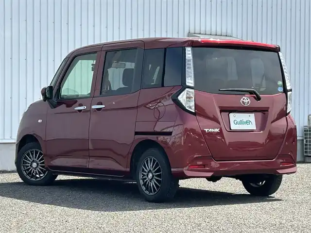 トヨタ タンク X S 熊本県 2020(令2)年 7.5万km ファイアークォーツレッドM 社外ナビ/・ＡＭ／ＦＭ／ＣＤ／ＤＶＤ／ＳＤ／ＢＴ／フルセグＴＶ/・バックカメラ/衝突軽減ブレーキ/車線逸脱警報/パーキングセンサー/オートマチックハイビーム/前後ドライブレコーダー/ステアリングリモコン/片側パワースライドドア/D/Nシートヒーター/ETC/オートライト/ヘッドライトレベライザー/スマートキー/スペアキー/プッシュスタート/社外14インチアルミホイール