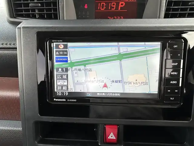 トヨタ タンク X S 熊本県 2020(令2)年 7.5万km ファイアークォーツレッドM 社外ナビ/・ＡＭ／ＦＭ／ＣＤ／ＤＶＤ／ＳＤ／ＢＴ／フルセグＴＶ/・バックカメラ/衝突軽減ブレーキ/車線逸脱警報/パーキングセンサー/オートマチックハイビーム/前後ドライブレコーダー/ステアリングリモコン/片側パワースライドドア/D/Nシートヒーター/ETC/オートライト/ヘッドライトレベライザー/スマートキー/スペアキー/プッシュスタート/社外14インチアルミホイール