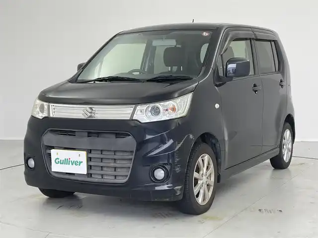 スズキ ワゴンＲ スティングレー X 茨城県 2012(平24)年 0.6万km ブルーイッシュブラックパール3 社外ナビ　/バックカメラ　/ワンセグＴＶ　/ＣＤ再生　/ミュージックサーバー　/ＡＵＸ　/ＥＴＣ　/純正フロアマット　/純正アルミホイール　/アイドリングストップ　/ドアバイザー　/電格ミラー　/後席ＩＳＯＦＩＸ