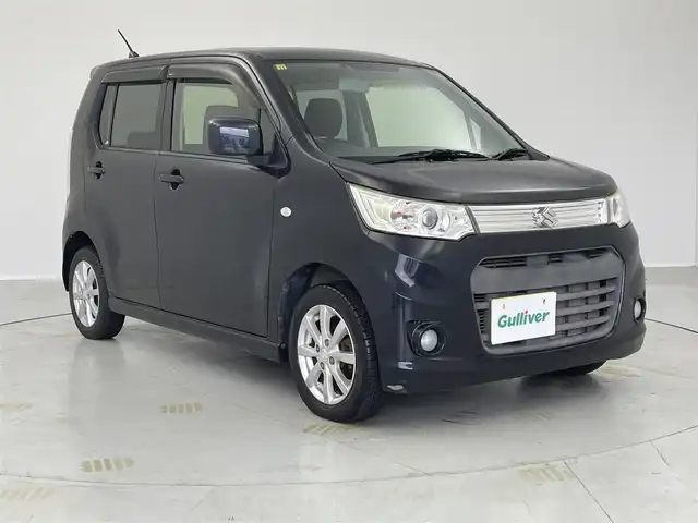 スズキ ワゴンＲ スティングレー X 茨城県 2012(平24)年 0.6万km ブルーイッシュブラックパール3 社外ナビ　/バックカメラ　/ワンセグＴＶ　/ＣＤ再生　/ミュージックサーバー　/ＡＵＸ　/ＥＴＣ　/純正フロアマット　/純正アルミホイール　/アイドリングストップ　/ドアバイザー　/電格ミラー　/後席ＩＳＯＦＩＸ
