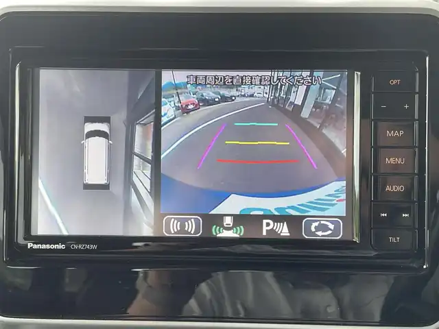 スズキ スペーシア カスタム HYBRID XS 佐賀県 2019(令1)年 1万km ブリスクブルーM レーダーブレーキサポート/バックセンサー　/純正ナビ/・全方位カメラ　/・フルセグTV/BT/CD/DVD/ETC　/純正15インチAW　/シートヒーター　/両側パワースライドドア　/前後ドラレコ(DRY-TW8500)　/LEDヘッドライト　/フォグランプ/オートライト/リアサーキュレーター/ヘッドアップディスプレイ/スペアキー×1