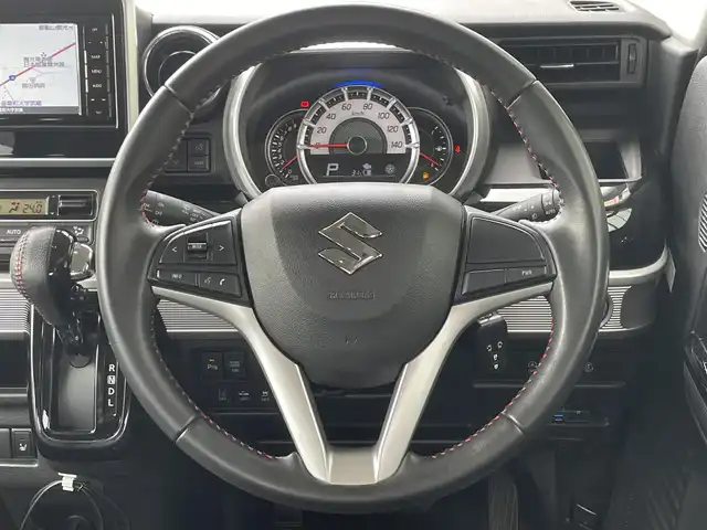 スズキ スペーシア カスタム HYBRID XS 佐賀県 2019(令1)年 1万km ブリスクブルーM レーダーブレーキサポート/バックセンサー　/純正ナビ/・全方位カメラ　/・フルセグTV/BT/CD/DVD/ETC　/純正15インチAW　/シートヒーター　/両側パワースライドドア　/前後ドラレコ(DRY-TW8500)　/LEDヘッドライト　/フォグランプ/オートライト/リアサーキュレーター/ヘッドアップディスプレイ/スペアキー×1