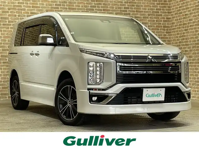 三菱 デリカＤ：５ アーバンギア G パワーパッケージ 岩手県 2019(令1)年 8.9万km ウォームホワイトパール ４WD/ディーゼルターボ/レザーシート/ALPINEビッグXナビ１１インチナビ/マルチアラウンドモニター/e-Assist/レーダークルーズコントロール/衝突被害軽減システム/レーンアシスト/オートマチックハイビーム/後側方車両検知警報システム/後退時車両検知警報システム/横滑り防止装置/アイドリングストップ/オートブレーキホールド/エレクトリックテールゲート/ドライブレコーダー/ETC/AppleCarPlay・AndroidAuto/運転席パワーシート/前席シートヒーター/LEDヘッドライト/純正18インチアルミホイール