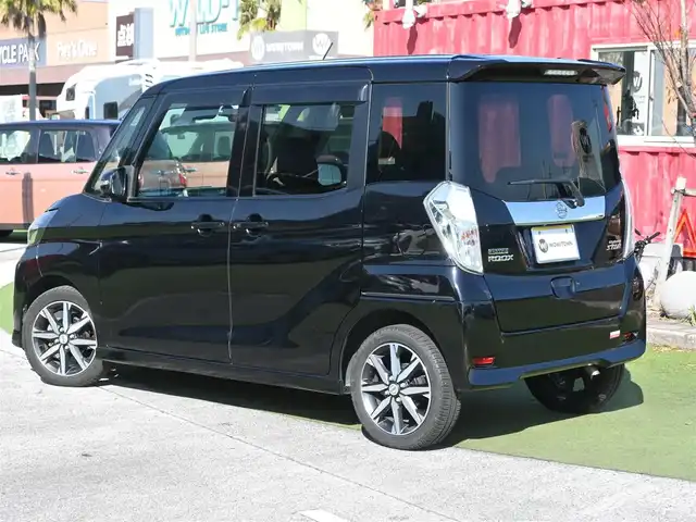 日産 デイズ ルークス ハイウェイスター Gターボ 千葉県 2018(平30)年 3.2万km ブラック エマージェンシーブレーキ/両側パワースライドドア/純正SDナビ/地デジTV/【DVD/CD再生機能】/アラウンドビューモニター/ドライブレコーダー/ETC/LEDヘッドライト/フォグライト/ウインカーミラー/純正15インチアルミホイル/インテリジェントキー