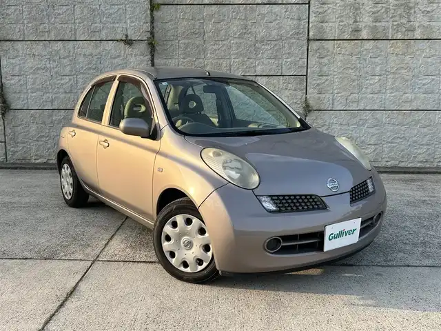 日産 マーチ 12E 長崎県 2006(平18)年 13.9万km シェリーシルバー 純正CD/スマートキー/オートライト/電動格納ミラー/ヘッドライトレベライザー