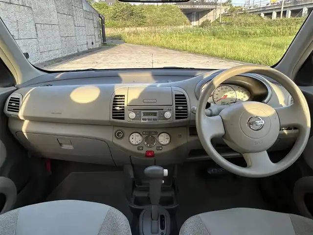 日産 マーチ 12E 長崎県 2006(平18)年 13.9万km シェリーシルバー 純正CD/スマートキー/オートライト/電動格納ミラー/ヘッドライトレベライザー