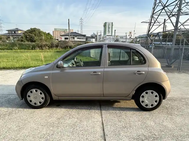 日産 マーチ 12E 長崎県 2006(平18)年 13.9万km シェリーシルバー 純正CD/スマートキー/オートライト/電動格納ミラー/ヘッドライトレベライザー