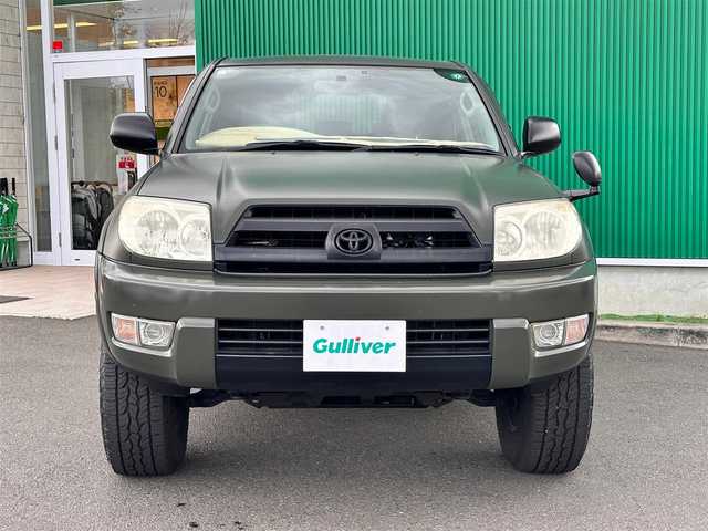 トヨタ ハイラックス サーフ SSR－X 宮城県 2004(平16)年 13.5万km 緑 オールペン（元色：202）/社外メモリナビ（AVIC-RW802）/・CD/DVD/・Bluetooth/・フルセグTV/バックカメラ/ETC/リモコンキー/スペアキー1本/社外17インチAW/フロアマット/ドアバイザー/Wエアバッグ/取扱説明書