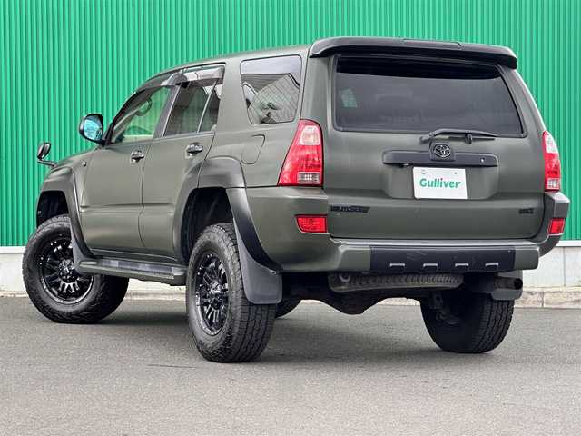トヨタ ハイラックス サーフ SSR－X 宮城県 2004(平16)年 13.5万km 緑 オールペン（元色：202）/社外メモリナビ（AVIC-RW802）/・CD/DVD/・Bluetooth/・フルセグTV/バックカメラ/ETC/リモコンキー/スペアキー1本/社外17インチAW/フロアマット/ドアバイザー/Wエアバッグ/取扱説明書
