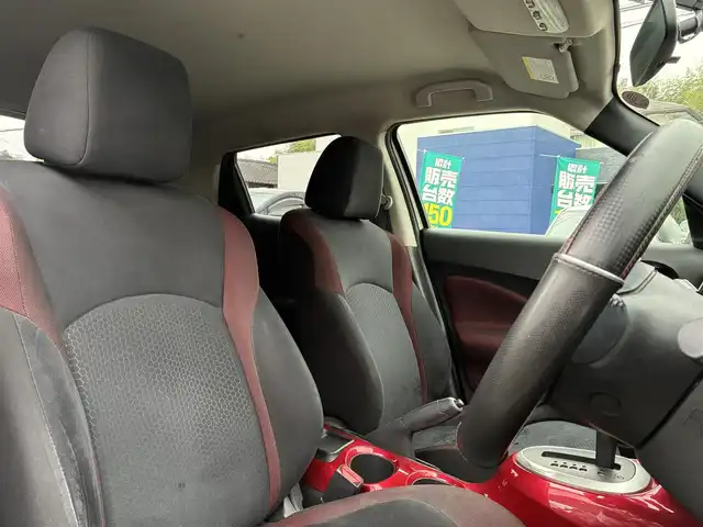日産 ジューク 15RX 熊本県 2010(平22)年 13.9万km ホワイトパール 純正メモリナビ(MP310-W)/【ワンセグTV/SD/CD/DVD/Bluetooth】/バックカメラ/RAYS18インチアルミホイール/オートライト/ETC/盗難防止装置/プッシュスタート/スマートキー/スペアキー/ベンチシート/ダブルエアバッグ/AAC/ABS