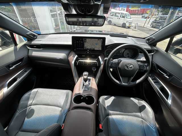 トヨタ ハリアー ハイブリッド Z レザーパッケージ 愛知県 2020(令2)年 5.9万km プレシャスブラックパール ワンオーナー/アルパインサウンドシステム/アルパインナビ、スピーカー/アラウンドビューモニター/BSM/LTA/クルコン追従機能付き/エアーシート、シートヒーター/パワーシート/デジタルインナーミラー/ハンドルヒーター/Bluetooth/フルセグテレビ/純正アルミホイール/純正マット/オートハイビーム/ビルトインETC/プッシュスタート/パワーバックドア/取説、保証書、スペアキーあり