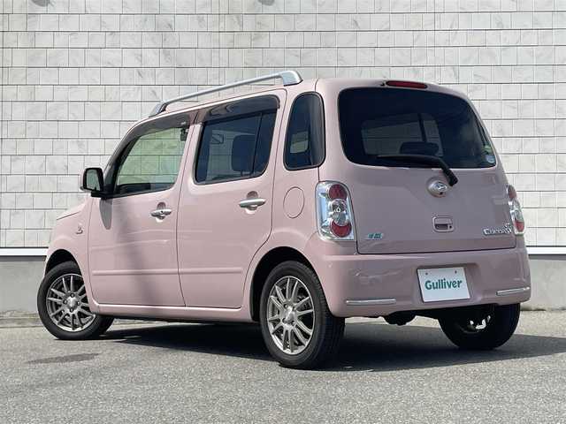 ダイハツ ミラ ココア プラスX 山形県 2014(平26)年 5.3万km ムースピンクパール 禁煙車/4WD/社外オーディオ/・FM/AM/CD/USB/アイドリングストップ/盗難防止装置/LEDヘッドライト/前後ドライブレコーダー/スマートキー/ルーフレール/AAC/純正フロアマット/純正ドアバイザー