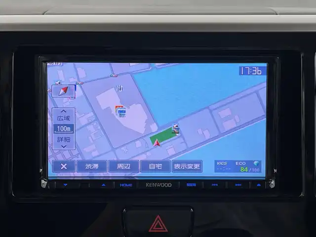 日産 デイズ ルークス ハイウェイスターターボ 鹿児島県 2015(平27)年 2.7万km ブラック 社外SDナビ/（AM/FM/CD/DVD/Bluetooth）/フルセグテレビ/アラウンドビューモニター/エマージェンシーブレーキ/両側パワースライドドア/ドライブレコーダー/スマートキー/プッシュスタート/アイドリングストップ/オートライト/ETC