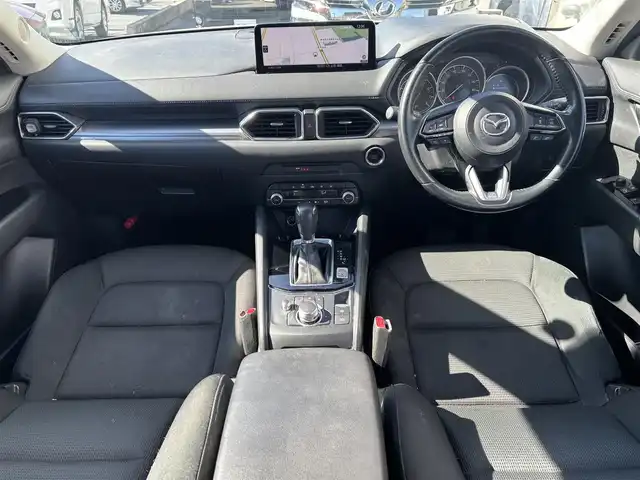 マツダ ＣＸ－５ 20S スマートエディション 奈良県 2021(令3)年 2.6万km スノーフレイクホワイトパールマイカ 1オーナー/純正メーカーナビ/BT/フルセグTV/AM/FM/USB//アラウンドビューカメラ/コーナーセンサー/レーンキープアシスト/ステアリングスイッチ/ETC/レーダークルコン/MTモード付AT/TCS/スポーツモード切替/プッシュスタート/istop/オートLEDライト/保証書・取説