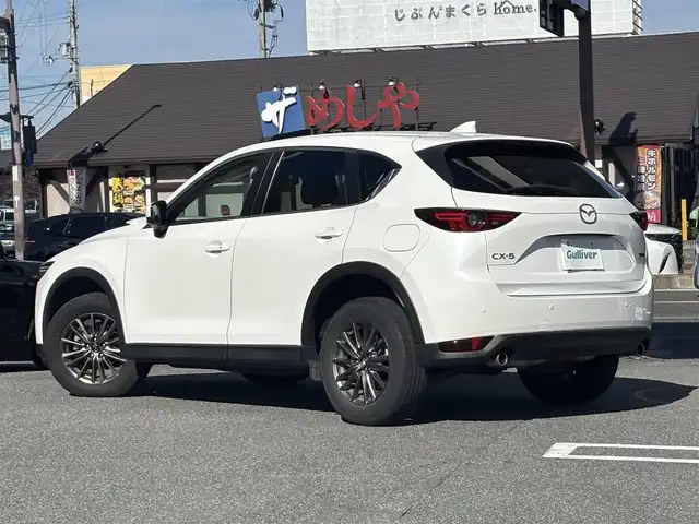 マツダ ＣＸ－５ 20S スマートエディション 奈良県 2021(令3)年 2.6万km スノーフレイクホワイトパールマイカ 1オーナー/純正メーカーナビ/BT/フルセグTV/AM/FM/USB//アラウンドビューカメラ/コーナーセンサー/レーンキープアシスト/ステアリングスイッチ/ETC/レーダークルコン/MTモード付AT/TCS/スポーツモード切替/プッシュスタート/istop/オートLEDライト/保証書・取説