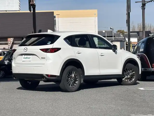 マツダ ＣＸ－５ 20S スマートエディション 奈良県 2021(令3)年 2.6万km スノーフレイクホワイトパールマイカ 1オーナー/純正メーカーナビ/BT/フルセグTV/AM/FM/USB//アラウンドビューカメラ/コーナーセンサー/レーンキープアシスト/ステアリングスイッチ/ETC/レーダークルコン/MTモード付AT/TCS/スポーツモード切替/プッシュスタート/istop/オートLEDライト/保証書・取説