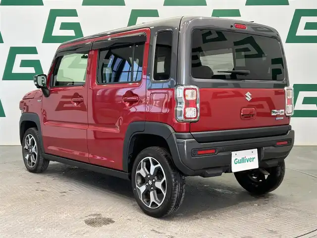 スズキ ハスラー HYBRID X 鹿児島県 2022(令4)年 4.9万km フェニックスレッドパール/ガンメタリック2トーンルーフ 禁煙車/純正9インチメモリナビ/　・フルセグTV/　・Bluetooth/　・AppleCarPlay/　・AndroidAuto/　・CD/DVD/デュアルカメラブレーキサポート/誤発進抑制機能/車線逸脱警報機能/先行車発進お知らせ機能/アダプティブクルーズコントロール/標識認識機/ハイビームアシスト/全方位モニター/ETC/前後ドライブレコーダー/シートヒーター/LEDヘッドライト/純正フロアマット/純正アルミホイール/電動格納ミラー/ステアリングリモコン