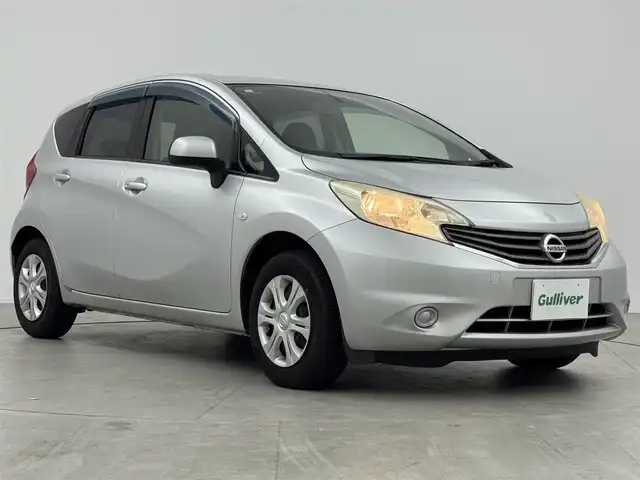 日産 ノート X DIG－S 愛知県 2012(平24)年 18.4万km ブリリアントシルバー 純正ナビ/（CD/ラジオ/BT/ワンセグ）/ETC/横滑り防止/ECOモード/アイドリングストップ/ドアバイザー/純正フロアマット/スマートキー/プッシュスタート/電格ミラー
