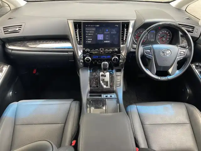 トヨタ アルファード S Cパッケージ 兵庫県 2021(令3)年 4.4万km ブラック ワンオーナー/メーカーナビ/FM/AM/CD/DVD/Bluetooth/Miracast/フルセグTV/両側電動スライドドア/JBLサウンド/バックカメラ/全方位カメラ/フリップダウンモニター/革シート/シートヒーター/エアシート/オットマン/レーダークルーズコントロール（全車速）/パワーバックドア/駐車支援/Toyota Safety Sense/クリアランスソナー/レーンキープアシスト/ブラインドスポットモニター/ロードサインアシスト/ETC/ハンドルヒーター/整備記録簿/取扱説明書/保証書/ドライブレコーダー