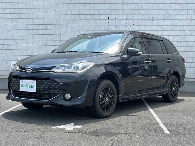 トヨタ カローラ フィールダー 1．5G ダブルバイビー 長野県 2017(平29)年 3.1万km ブラックマイカ 純正メーカーナビ　/４ＷＤ　/Ｂカメラ　/ビルトインＥＴＣ　/ドラレコ　/１５ＡＷ　/オートマチックハイビーム　/カーテンエアバッグ　/ＶＳＣ＆ＴＲＣ　/コーナーセンサー　/LEDライト　