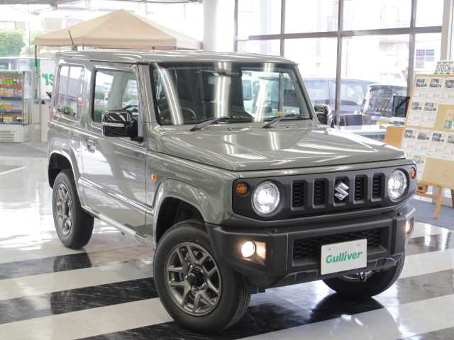 スズキ ジムニー XC 千葉県 2025(令7)年 0.1万km未満 ミディアムグレー ワンオーナー/純正9インチメモリナビ(AVIC-RQS720ZS)/フルセグＴＶ/Ｂｌｕｅｔｏｏｔｈ/AM/FM/CD/DVD/バックカメラ/LEDヘッドライト/フォグランプ/クルーズコントロール/アイドリングストップ/障害物センサー/車線逸脱警報/衝突軽減ブレーキ/前席シートヒーター/スマートキー×2/取説/保証書