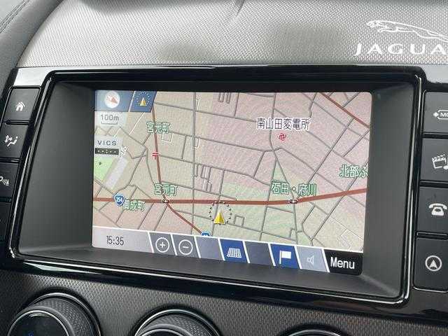 ジャガー Ｆ-ＴＹＰＥ クーペ 埼玉県 2016(平28)年 3.7万km 紺Ｍ 黒ハーフレザーシート/ＭＥＲＩＤＩＡＮ/純正HDDナビ/(USB/CD/DVD)/バックカメラ/オートクルーズコントロール/クリアランスソナー/純正２０インチアルミホイール/電動バックドア/ＨＩＤヘッドランプ