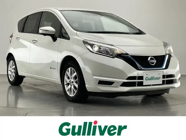 日産 ノート e－パワー X 愛知県 2019(令1)年 5.4万km ブリリアントホワイトパール 純正ナビ　全方位カメラ　禁煙車　デジタルインナーミラー　コーナーセンサー　エマージェンシーブレーキ　衝突軽減　車線逸脱　オートライト　ＥＴＣ　ＵＳＢ　Ｂｌｕｅｔｏｏｔｈ　プッシュスタート　純正アルミ