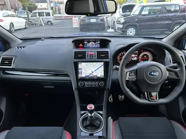 スバル ＷＲＸ ＳＴＩ STI タイプS 東京都 2020(令2)年 0.1万km WRブルーパール ワンオーナー/RECARO製革コンビシート/純正ナビ/　フルセグTV/DVD/CD/Bluetooth/バックカメラ/フロントカメラ/サイドカメラ/BILSTEIN製ダンパー/パワーシート/シートヒーター/LEDヘッドライト/brembo製ブレーキキャリパー/純正19インチアルミホイール/STIエンブレム付ブラック横1本バー/STIエンブレム付シルバーサイドガーニッシュ/ブラインドスポットモニター/ハイビームアシスト/リアタイプリアスポイラー/純正ドライブレコーダー/ETC2.0/革巻きステアリングホイール/革巻きシフトノブ/電動格納ミラー/LED式ウインカーミラー/横すべり防止/プッシュスタート/スマートキー/純正フロアマット/保証書/取扱説明書/スペアキー