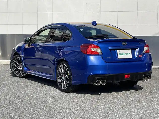 スバル ＷＲＸ ＳＴＩ STI タイプS 東京都 2020(令2)年 0.1万km WRブルーパール ワンオーナー/RECARO製革コンビシート/純正ナビ/　フルセグTV/DVD/CD/Bluetooth/バックカメラ/フロントカメラ/サイドカメラ/BILSTEIN製ダンパー/パワーシート/シートヒーター/LEDヘッドライト/brembo製ブレーキキャリパー/純正19インチアルミホイール/STIエンブレム付ブラック横1本バー/STIエンブレム付シルバーサイドガーニッシュ/ブラインドスポットモニター/ハイビームアシスト/リアタイプリアスポイラー/純正ドライブレコーダー/ETC2.0/革巻きステアリングホイール/革巻きシフトノブ/電動格納ミラー/LED式ウインカーミラー/横すべり防止/プッシュスタート/スマートキー/純正フロアマット/保証書/取扱説明書/スペアキー
