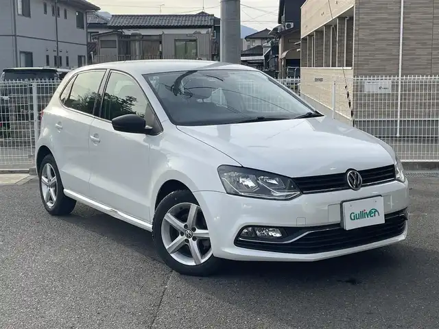 フォルクスワーゲン ポロ TSIコンフォートL アップグレードPKG 福島県 2015(平27)年 16.6万km オリックスホワイトパールエフェクト ワンオーナー/純正メモリーナビ/CD/DVD/SD/BT/USB/フルセグTV/レーダークルーズコントロール/ステアリングリモコン/アイドリングストップ/パドルシフト/バックカメラ/ドライブレコーダー/オートライト/フォグライト/フロアマット/キーレス/ETC