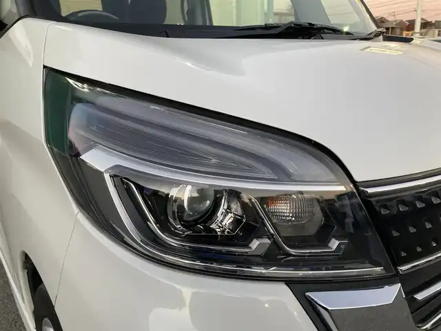 日産 デイズ ルークス ハイウェイスター Xターボ 福岡県 2018(平30)年 8.1万km ホワイトパール 純正ナビ(フルセグTV・CD・DVD・FM・AM・BT)/・MM318D-W/片側パワースライドドア/ETC/プッシュスタート/スマートキー/純正フロアマット/ドアバイザー/衝突軽減ブレーキ/横滑り防止装置/車線逸脱抑止