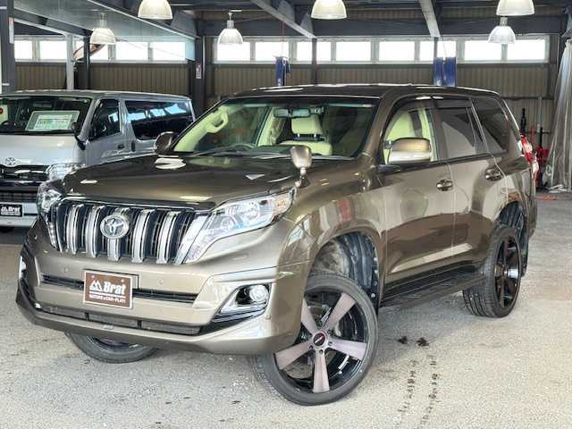 トヨタ ランドクルーザー プラド TX Lパッケージ 道北・旭川 2016(平28)年 8.4万km ブロンズマイカメタリック ALPINE BIGXメカレス/社外エンジンスターター/前席シートヒーター/前席パワーシート/前後ドラレコ/リアモニター TVM-PW900/HDMI接続/AppleCarPlay/クルーズコントロール/ETC/フルセグテレビ/バックカメラ/サンルーフ