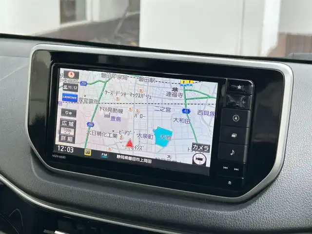 ダイハツ ムーヴ カスタム RS ハイパーLTD SAⅢ 静岡県 2019(平31)年 6万km ブラックマイカメタリック 純正7型ナビ/（FM/AM/CD/DVD/SD/Bluetooth/フルセグTV）/ETC/全周囲カメラ/ドラレコ/オートライト/オートハイビーム/純正フロアマット/ベンチシート/フルフラットシート/コーナーセンサー/純正15AW