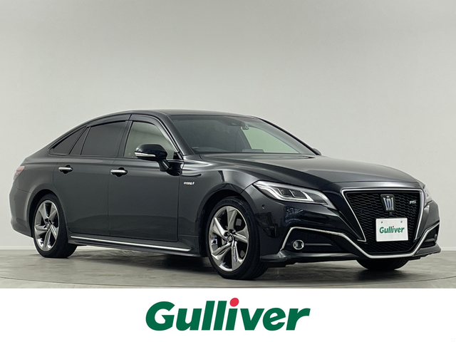 トヨタ クラウン ハイブリッド RS アドバンス 埼玉県 2018(平30)年 8.7万km プレシャスブラックパール 全方位 液晶ミラー HUD BSM 温冷シート ETC 前後ドライブレコーダー メモリー付パワーシート 衝突軽減システム レーダークルーズコントロール レーンキープアシスト アドバンストパーク