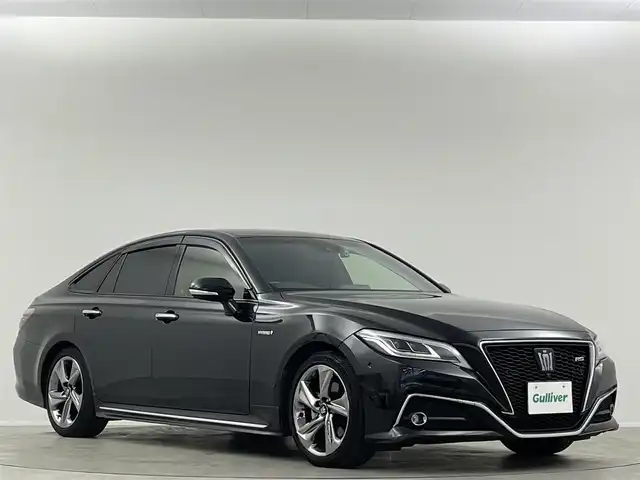 トヨタ クラウン ハイブリッド RS アドバンス 埼玉県 2018(平30)年 8.7万km プレシャスブラックパール 全方位 液晶ミラー HUD BSM 温冷シート ETC 前後ドライブレコーダー メモリー付パワーシート 衝突軽減システム レーダークルーズコントロール レーンキープアシスト アドバンストパーク