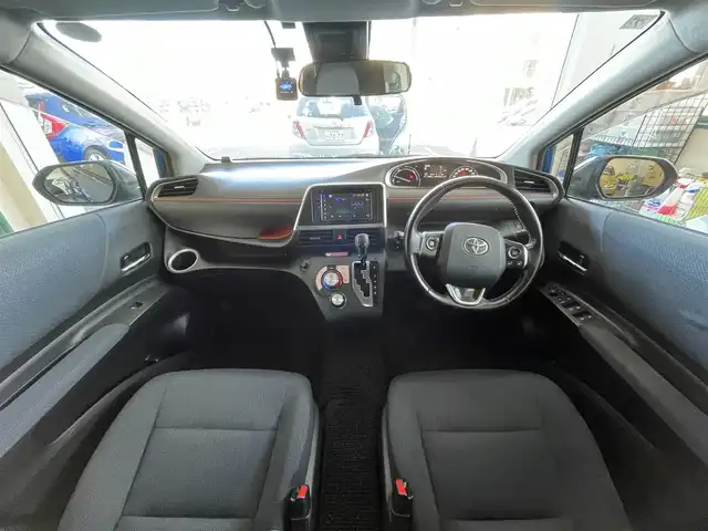 トヨタ シエンタ ハイブリッド G 千葉県 2015(平27)年 6.1万km コバルトブルーメタリック 純正11型後席フリップダウンモニター/ALPINEディスプレイオーディオ/・Apple CarPlay/Android Auto対応/・ラジオ/CD/DVD/BT/ビルトインETC/セーフティセンスＣ/・レーンディパーチャーアラート/・プリクラッシュセーフティ/・オートマチックハイビーム/両側電動パワースライドドア/プッシュスタート/スマートキー/純正フロアマット/オートライト/HIDヘッドライト/フォグライト/保証書/取扱説明書