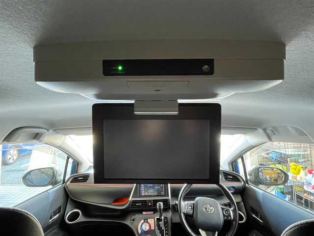 トヨタ シエンタ ハイブリッド G 千葉県 2015(平27)年 6.1万km コバルトブルーメタリック 純正11型後席フリップダウンモニター/ALPINEディスプレイオーディオ/・Apple CarPlay/Android Auto対応/・ラジオ/CD/DVD/BT/ビルトインETC/セーフティセンスＣ/・レーンディパーチャーアラート/・プリクラッシュセーフティ/・オートマチックハイビーム/両側電動パワースライドドア/プッシュスタート/スマートキー/純正フロアマット/オートライト/HIDヘッドライト/フォグライト/保証書/取扱説明書