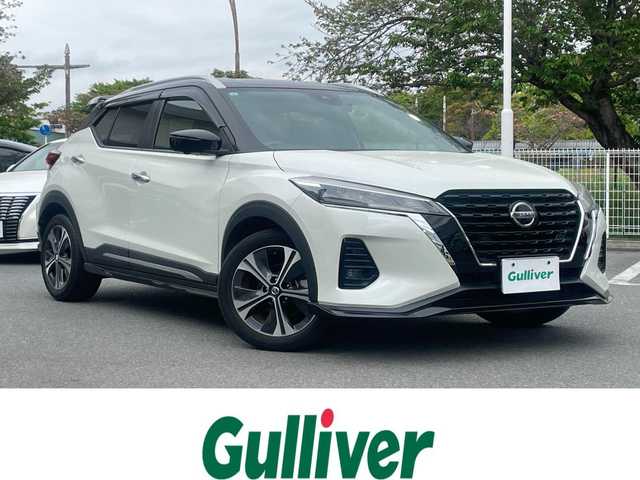 日産 キックス X 福岡県 2021(令3)年 3.9万km ブリリアントホワイトパール/ピュアブラック 2トーン １オーナー　/運転支援システム　/プロパイロット　/寒冷地仕様/ブラックスタイルパッケージ/純正ナビ　/地デジ　/全方位カメラ　/デジタルインナーミラー　/純正１７インチＡＷ　/純正ドラレコ　/ＥＴＣ　/合皮コンビシート　/シートヒーター/ステアリングヒーター/オートライト /ステアリングスイッチ/スマートキー ×2/保証書/取説