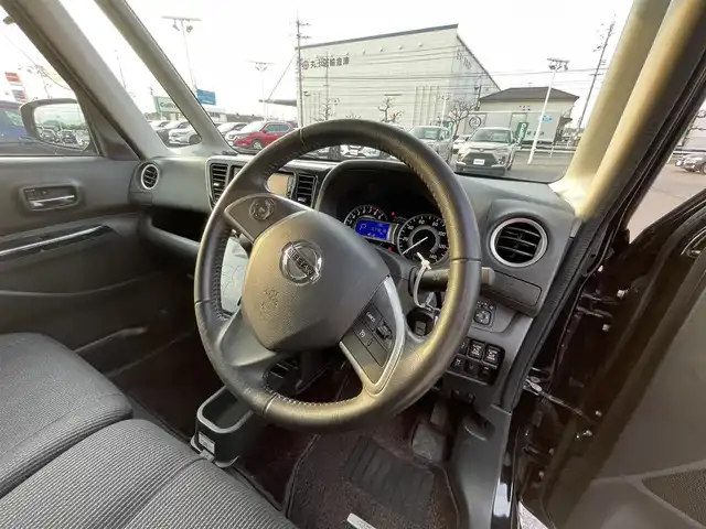 日産 デイズ ルークス ハイウェイスター Gターボ 岡山県 2019(平31)年 7.7万km ブラック 純正メモリナビ/フルセグTV/CD/SD/BT/アラウンドビューモニター/両側パワースライドドア/インテリジェントエマージェンシーブレーキ/踏み間違え防止アシスト/車線逸脱警報/LEDオートヘッドライト/ハイビームアシスト/純正15インチW/ETC/プッシュスタート/ドライブレコーダー