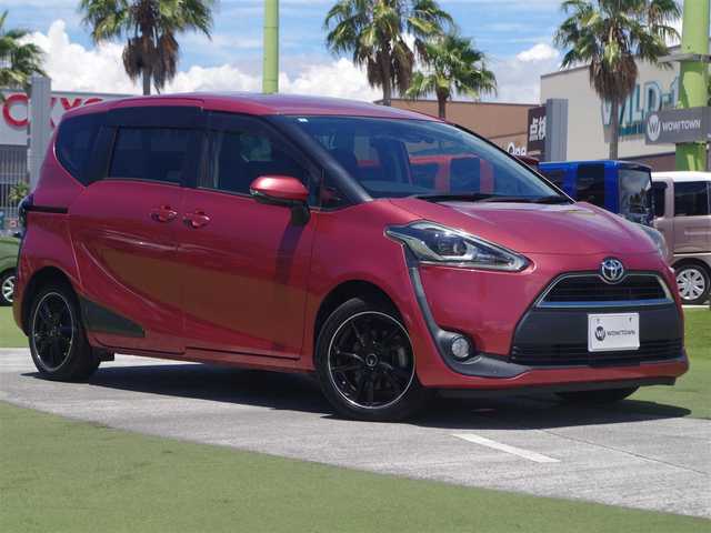 トヨタ シエンタ G 千葉県 2017(平29)年 3.3万km レッドマイカM Toyota Safety Sense/・プリクラッシュセーフティ/・レーンディパーチャーアラート/・オートハイビーム/アイドリングストップ/両側パワースライドドア/純正SDナビ/ワンセグTV/【CD再生機能　Bluetooth接続】/バックカメラ/ドライブレコーダー/ETC/LEDヘッドライト/フォグライト/ウインカーミラー/社外16インチアルミホイル/スマートキー
