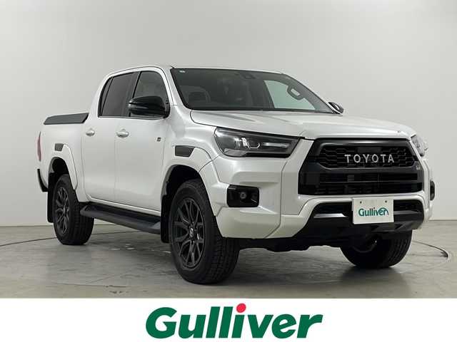 トヨタ ハイラックス Z GRスポーツ 道央・札幌 2024(令6)年 1.1万km プラチナホワイトパールマイカ ・４WD/ワンオーナー/・GRスポーツ/・GR専用(FバンパーOF・グリル)/・GRロゴ刺繍ハーフレザーシート/・GR専用ブラック18インチAW/・GR専用レッドキャリパー/・純正8インチディスプレイオーディオ/・全周囲カメラ/・トヨタセーフティセンス/・プリクラッシュセーフティ/・レーダークルーズコントロール/・レーンディパーチャーアラート/・クリアランスソナー&バックソナー/・LEDヘッドライト/オートハイビーム/・パドルシフト/・デジタルインナーミラー/・トノカバー/・純正エンジンスターター/・D席パワーシート/・スマートキー/・ETC