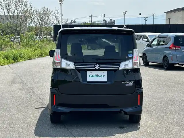 スズキ ソリオ バンディット HV MV 山形県 2020(令2)年 5.4万km スーパーブラックパール 衝突被害軽減システム/SDナビ/　　【CD　DVD　BT　フルセグ】/アラウンドビューモニター/パワースライドドア/クルーズコントロール/LEDオートライト/シートヒーター/純正15インチアルミホイール/ステアリングスイッチ/アイドリングストップ/レーンアシスト/パーキングアシスト/電動格納ウィンカーミラー/スマートキー×２/ETC