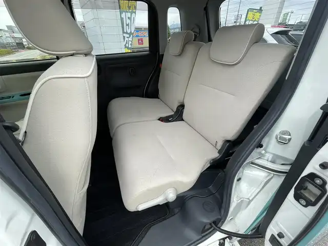 ダイハツ ムーヴ キャンバス X メイクアップ リミテッド SAⅢ 群馬県 2019(令1)年 4.1万km パールホワイトⅢ/ファインミントメタリック 2トーン 注：返品サービス対象車両　MD落札待ち/純正ディーラーSDナビ（Bluetooth/CD/DVD/iPod）/車外全方位カメラ/フルセグTV/社外ETC/両側パワースライドドア/前方社外ドライブレコーダー/USB入力端子/ABS/横滑り防止装置/後方コーナーセンサー/レーンキープアシスト/オートマチックハイビーム/Wエアバッグ/プッシュスタート/スマートキー/フォグライト/ドアバイザー/保証書/取扱説明書