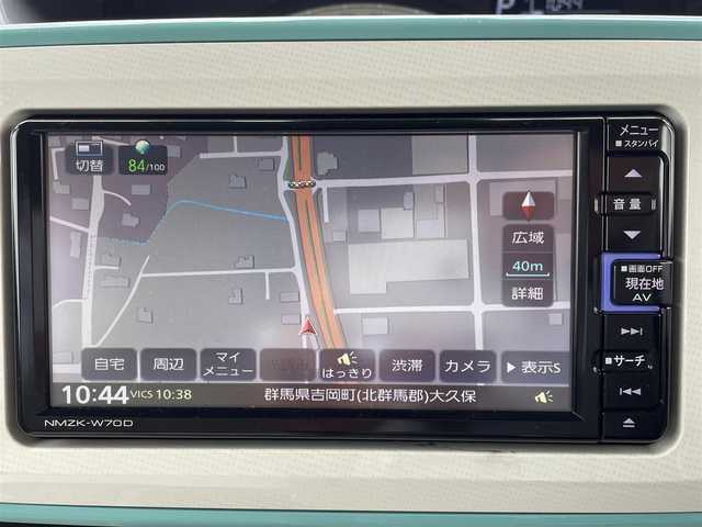 ダイハツ ムーヴ キャンバス X メイクアップ リミテッド SAⅢ 群馬県 2019(令1)年 4.1万km パールホワイトⅢ/ファインミントメタリック 2トーン 純正ディーラーSDナビ（Bluetooth/CD/DVD/iPod）/車外全方位カメラ/フルセグTV/社外ETC/両側パワースライドドア/前方社外ドライブレコーダー/USB入力端子/ABS/横滑り防止装置/後方コーナーセンサー/レーンキープアシスト/オートマチックハイビーム/Wエアバッグ/プッシュスタート/スマートキー/フォグライト/ドアバイザー/保証書/取扱説明書