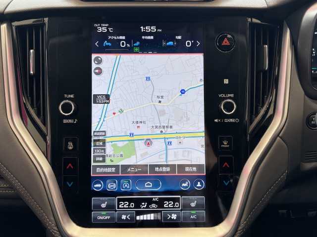スバル アウトバック X－ブレイクEX 埼玉県 2023(令5)年 1.2万km 緑 アイサイト /純正メモリナビ/　　BT/フルセグ /バックカメラ /パワーバックドア /レーダークルーズコントロール/LEDオートライト /革シート /シートヒーター /メモリシート /ステアリングヒーター /パドルシフト /純正ETC