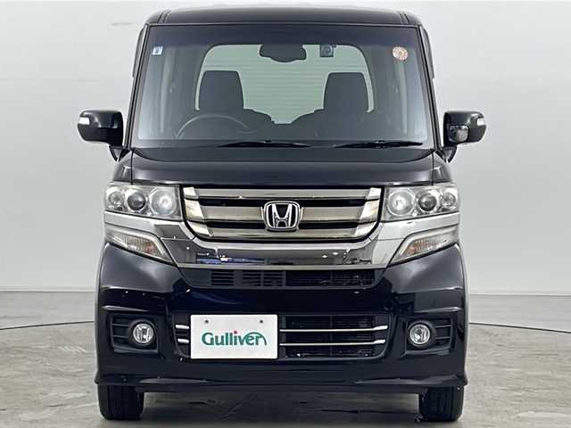 ホンダ Ｎ ＢＯＸ カスタム G Lパッケージ 道央・札幌 2015(平27)年 6.3万km スマートブラック ・4WD/・社外ナビ&DVD&CD&SD&BT&フルセグ/・左側パワースライドドア/・ETC/・社外前方ドライブレコーダー/・前席シートヒーター/・ドアミラーヒーター/・ステアリングスイッチ/・横滑り防止/・プッシュスタート/・HIDヘッドライト/・オートライト/・社外AW冬タイヤ積込