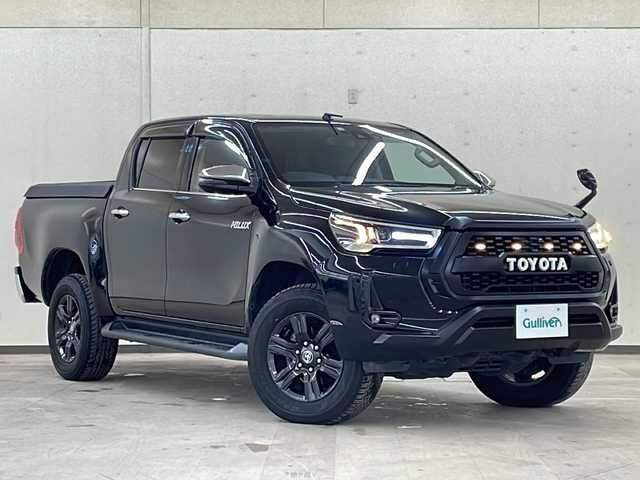 トヨタ ハイラックス Z 道央・札幌 2021(令3)年 5.3万km アティチュードブラックマイカ /4WD//純正SDナビ/（AM/FM/CD/DVD/Bluetooth/フルセグ/ラジオ）//プリクラッシュセーフティ//横滑り防止装置//レーダークルーズコントロール//ダウンヒルアシストコントロール//レーンキープアシスト//クリアランスソナー//ロードサインアシスト//バックカメラ//ドライブレコーダー//ビルトインETC//センターデフロック//アイドリングストップ//ステアリングリモコン//MTモード付AT//プッシュスタート//スマートキー//LEDヘッドライト//オートライト//オートエアコン//フォグランプ//電動格納ミラー//ウィンカーミラー//フロアマット//ドアバイザー//スペアキー