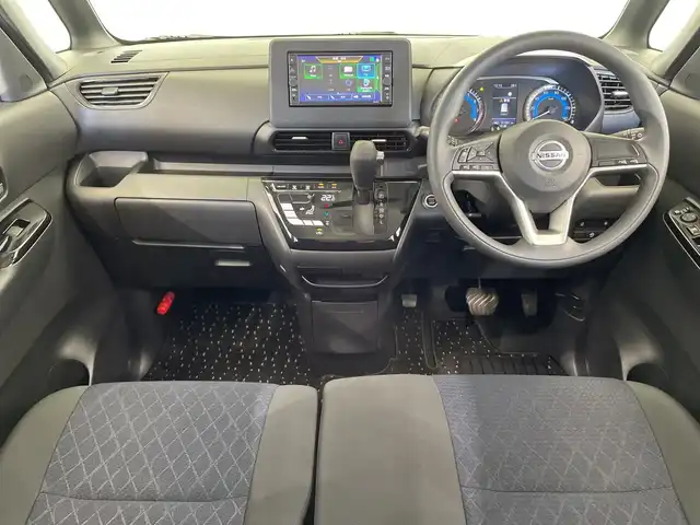 日産 ルークス ハイウェイスター X 栃木県 2021(令3)年 3.2万km アトランティックブルー メモリーナビ/（ＣＤ／Ｂｌｕｅｔｏｏｔｈ／フルセグＴＶ/ＡＵＸ）/全方位カメラ/エマージェンシーブレーキ/前方ドラレコ/片側パワースライドドア/オートライト/LEDヘッドライト/横滑り防止装置/フォグランプ/スマートキー/プッシュスタート/アイドリングストップ/ステアリングスイッチ/電動格納ミラー/純正アルミホイール/純正フロアマット