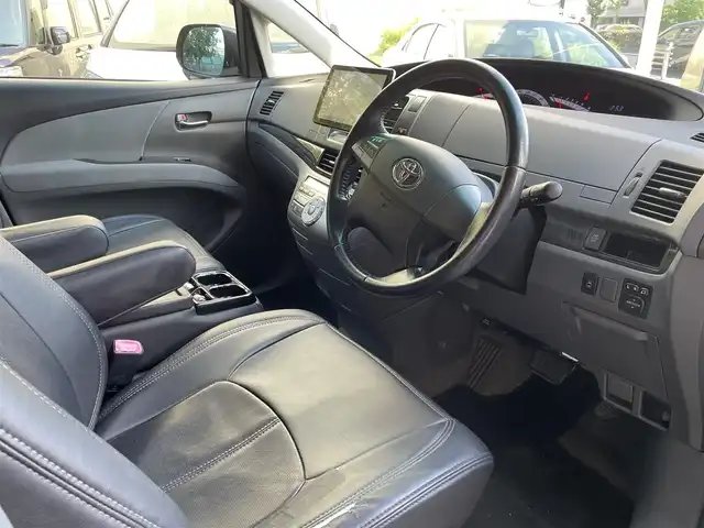 トヨタ エスティマ アエラス 兵庫県 2011(平23)年 9万km ブラック (株)IDOMが運営する【じしゃロン西宮店】の自社ローン専用車両になります。こちらは現金またはオートローンご利用時の価格です。自社ローンご希望の方は別途その旨お申付け下さい/＊ETC/＊バックカメラ/＊パワステ/＊パワーウィンドウ/＊クルーズコントロールあり/＊フルセグ/＊片側パワスラ/＊オートライト